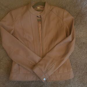 Cole Hahn Women's pink/Tan Leather Jacket